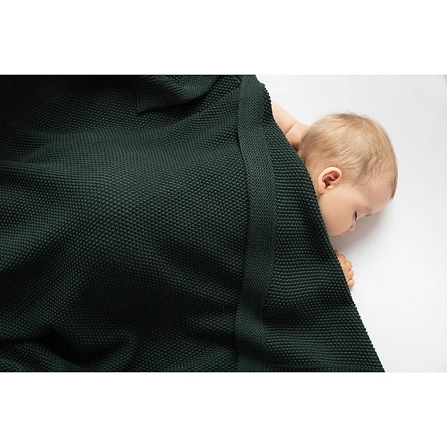 Baby Blanket 100% Cotton Graphite 100X80 Sensillo