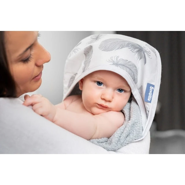 Hooded Bath Towel White