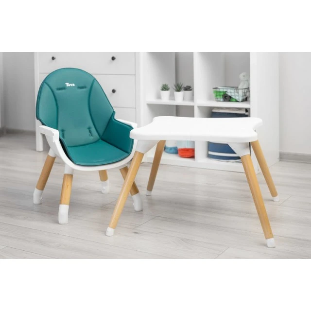 Столче За Хранене Tuva Dark Green Caretero