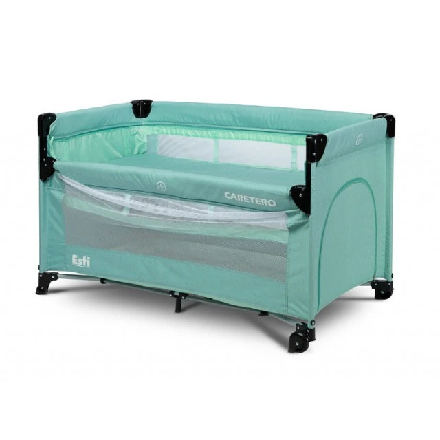 Сгъваема кошара с падаща страна Esti Mint Caretero