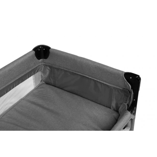 Collapsible bassinet with drop side Esti Graphite Caretero