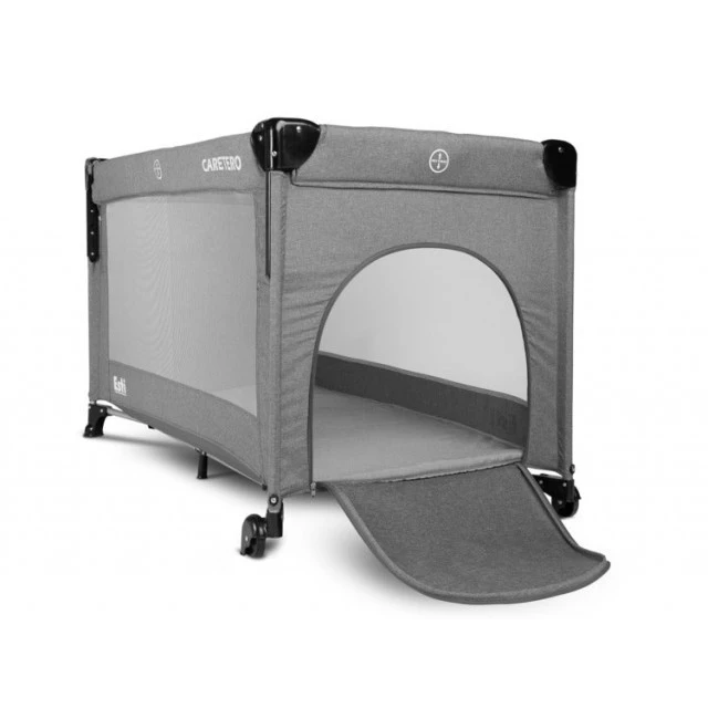 Collapsible bassinet with drop side Esti Graphite Caretero