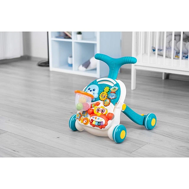 2in1 Baby Walker Spark Turquoise Caretero Toyz