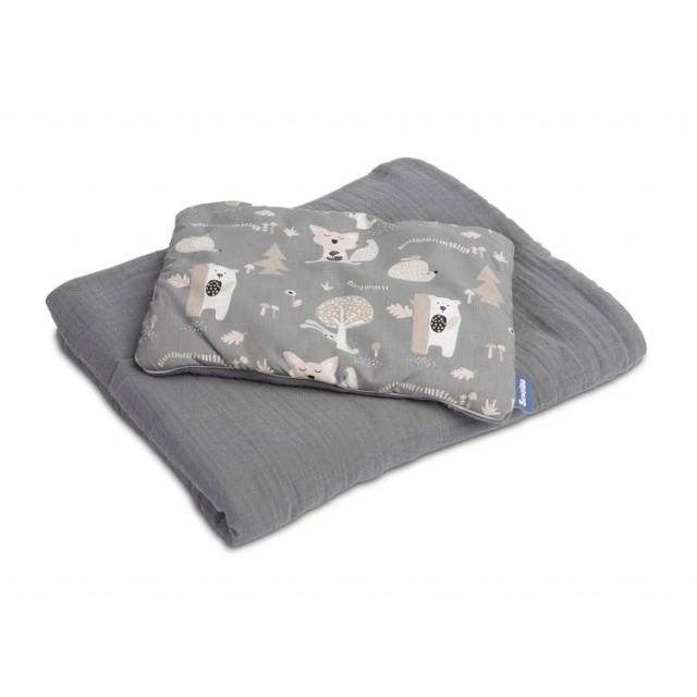 Cotton Sleeping Set Graphite Sensillo