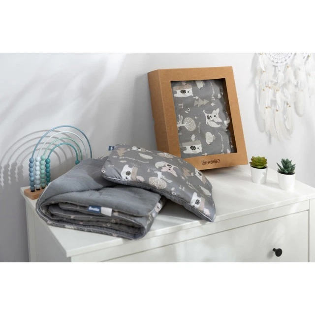 Cotton Sleeping Set Graphite Sensillo