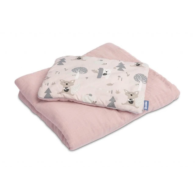 Cotton Bedding Set Pink Sensillo