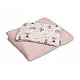 Cotton Bedding Set Pink Sensillo