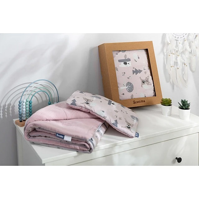 Cotton Bedding Set Pink Sensillo