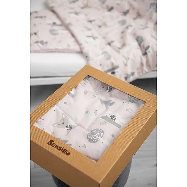 Cotton Bedding Set Pink Sensillo