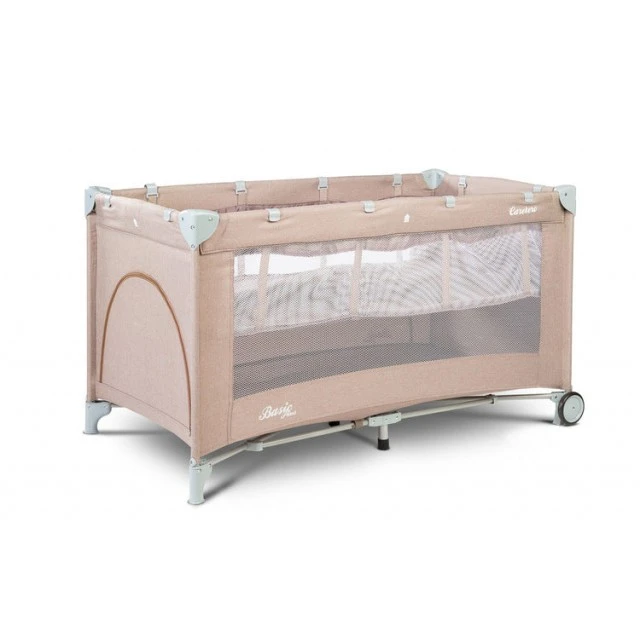 Folding travel bassinet 1 level Basic Beige Caretero