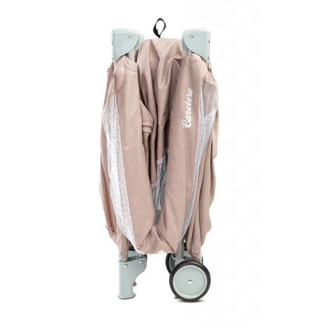 Folding travel bassinet 1 level Basic Beige Caretero