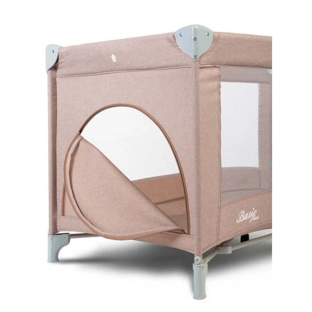 Folding travel bassinet 1 level Basic Beige Caretero