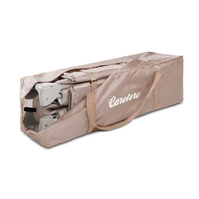 Folding travel bassinet 1 level Basic Beige Caretero