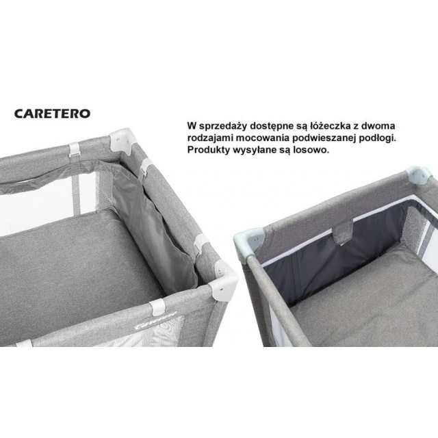 Folding travel bassinet 1 level Basic Beige Caretero