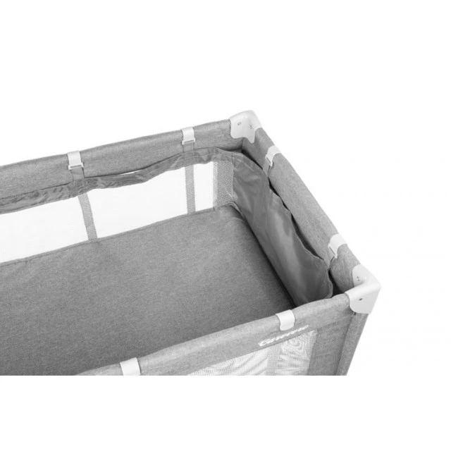 Folding travel bassinet 1 level Basic Light Gray Caretero