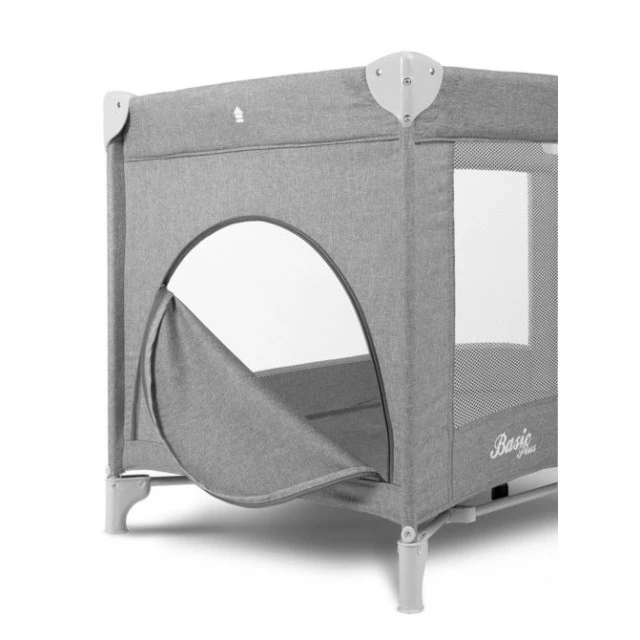Folding travel bassinet 1 level Basic Light Gray Caretero