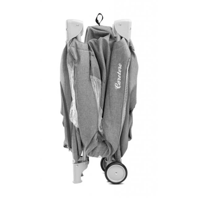 Folding travel bassinet 1 level Basic Light Gray Caretero