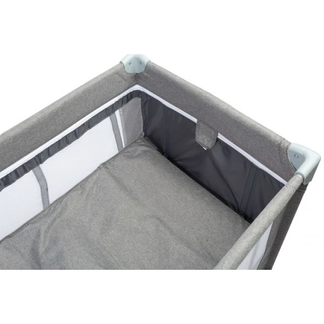 Folding travel bassinet 1 level Basic Light Gray Caretero