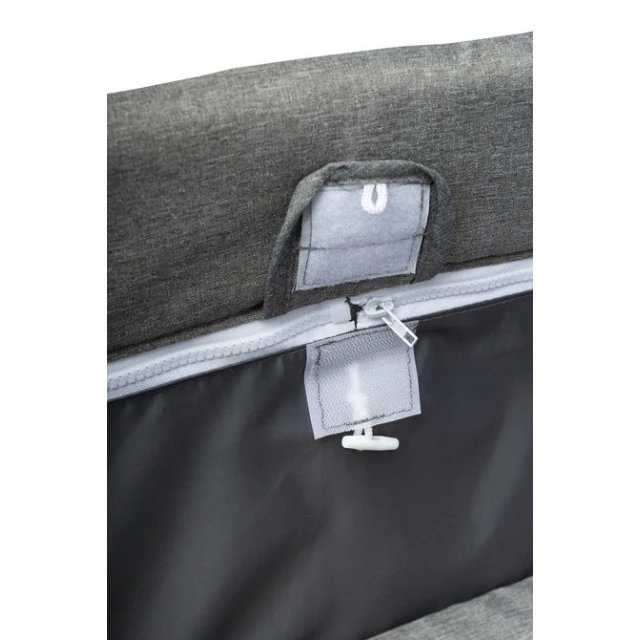 Folding travel bassinet 1 level Basic Light Gray Caretero