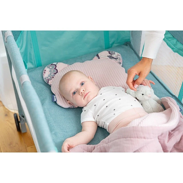 Folding Travel Bassinet 1 Level Basic Navy Caretero