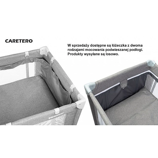 Folding Travel Bassinet 1 Level Basic Navy Caretero