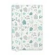 Portable folding changing mat Blue Leaves Sensillo