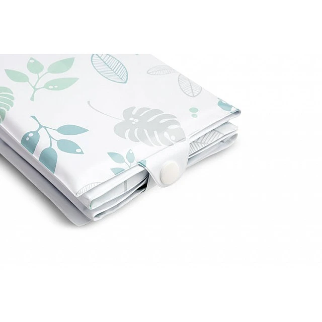 Portable folding changing mat Blue Leaves Sensillo