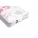 Portable folding changing mat Pink Leaves Sensillo