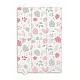 Portable folding changing mat Pink Leaves Sensillo