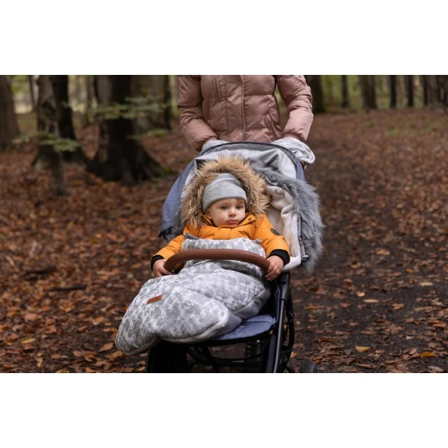 Winter footmuff Olaf Light Grey