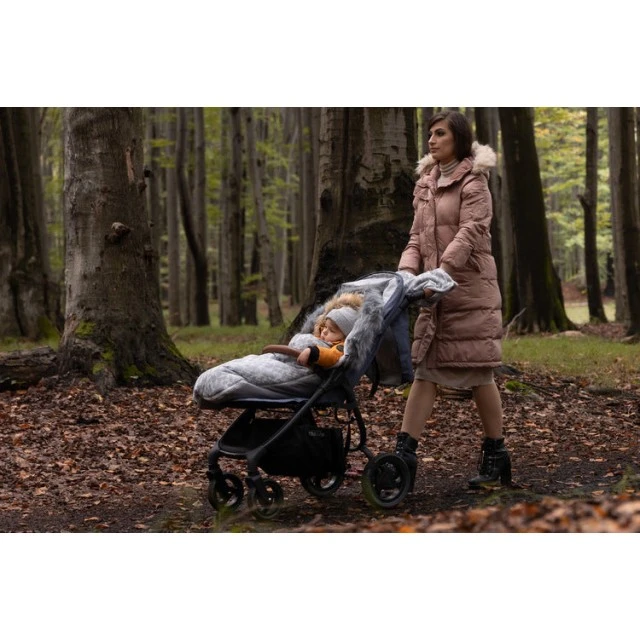 Winter footmuff Olaf Light Grey