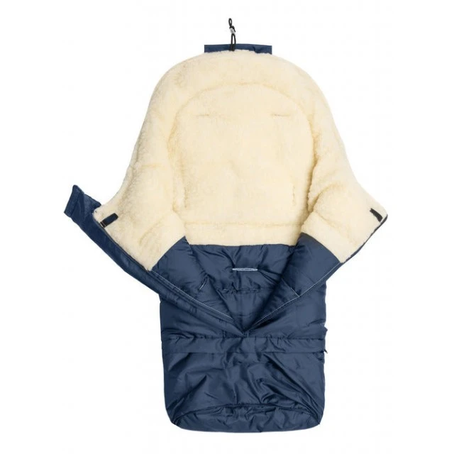 Winter Woolen Sack Combi 3in1 Dark Blue