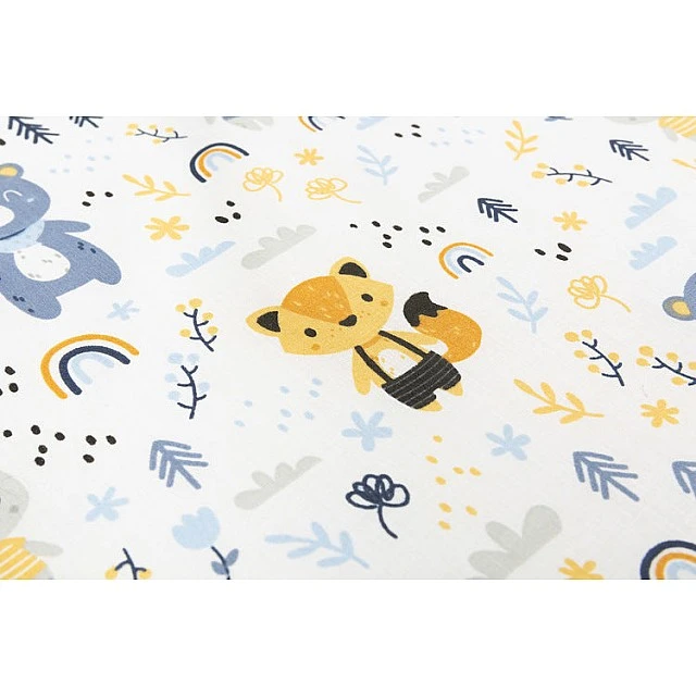 Folding Travel Mattress Forest Friends 120X60X5cm Sensillo