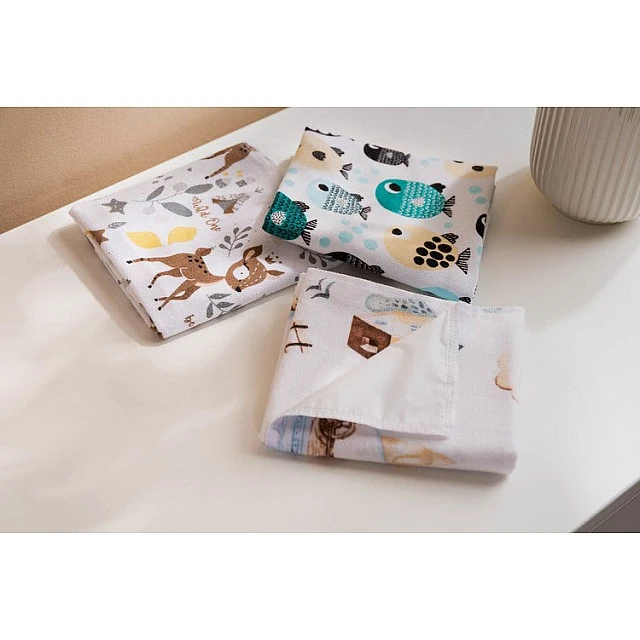 Waterproof Changing Diapers Patterned for Boys (3 Pcs.) 50X60 Sensillo