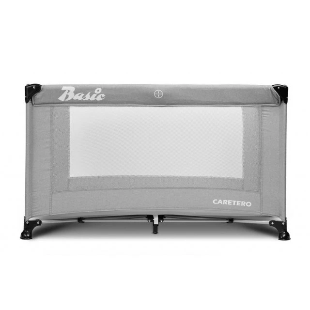 Folding travel bassinet 1 level Basic Gray Caretero