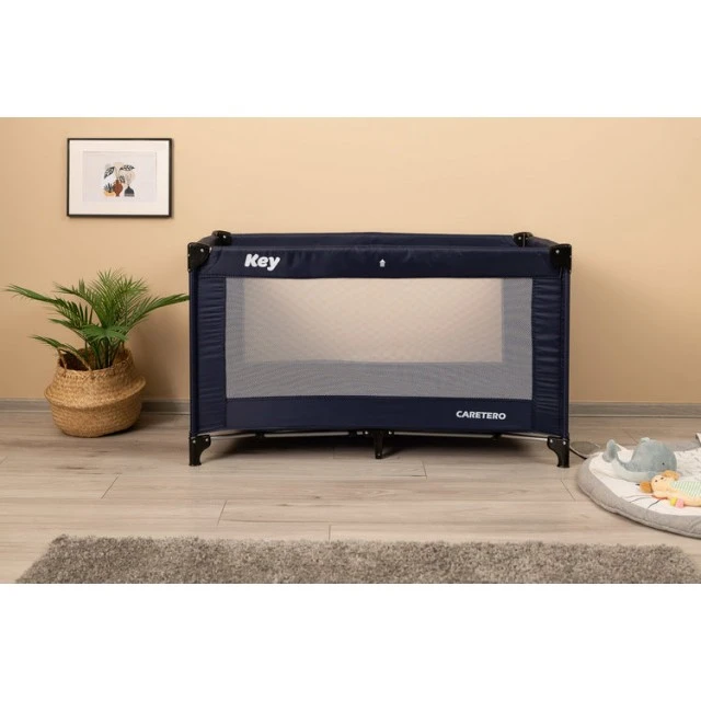 Key Navy Caretero Collapsible Travel Bassinet