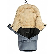 Зимно Чувалче Комби Минки 3в1 Графит/Бежово