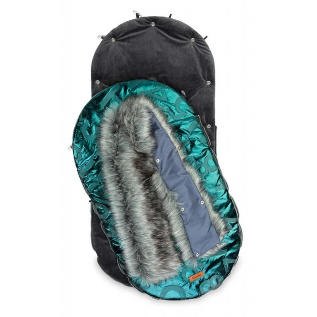 Winter footmuff Aspen dark green