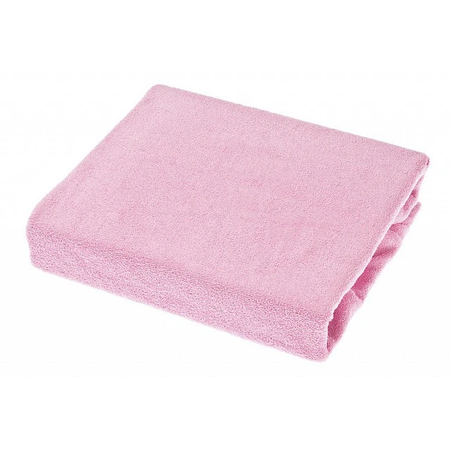 Waterproof fitted sheet Pink 120X60 Sensillo