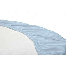 Bamboo Stroller Sheet - Blue 35X75