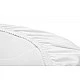 Bamboo Stroller Sheet - White 35X75