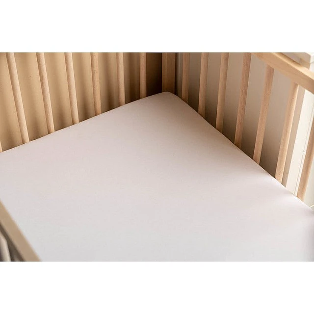Waterproof Fitted Sheet Jersey White 120X60 Sensillo