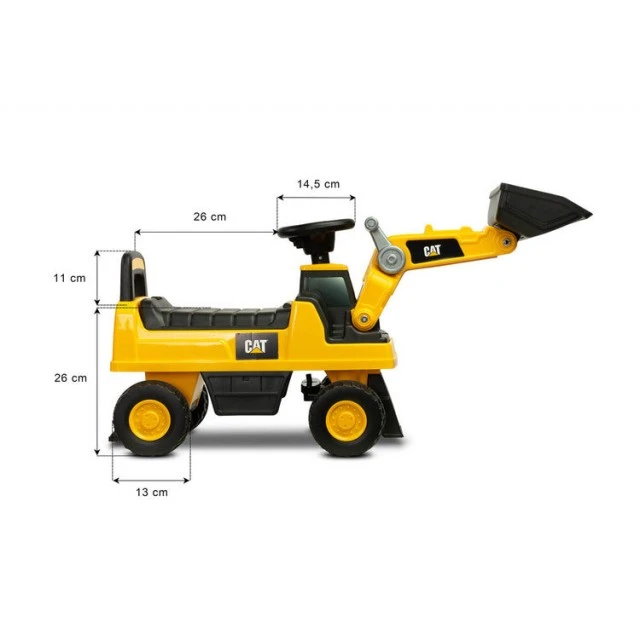 Caretero Toyz Excavator Loader Riding Toy