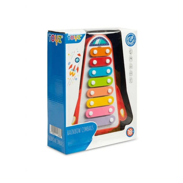 Educational Toy - Rainbow Cymbals Caretero Toyz