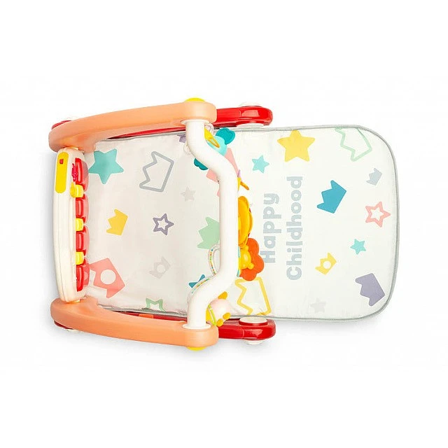 2B1 Baby Walker With Music Pad Pink Caretero Toyz