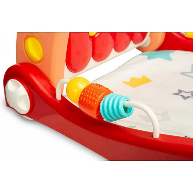 2B1 Baby Walker With Music Pad Pink Caretero Toyz