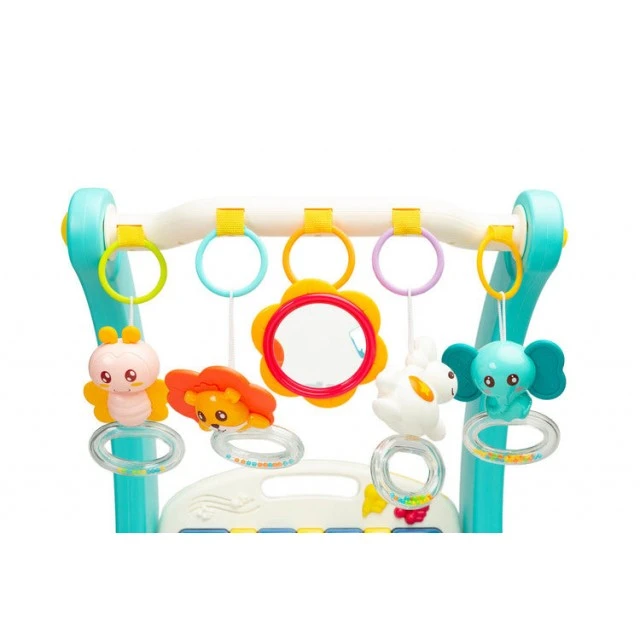 2В1 Проходилка С Музикална Подложка Синя Caretero Toyz