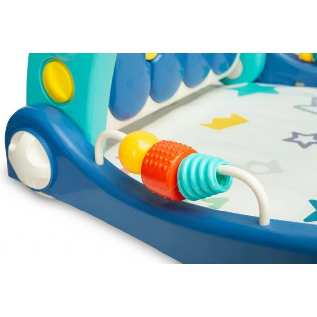 2В1 Проходилка С Музикална Подложка Синя Caretero Toyz