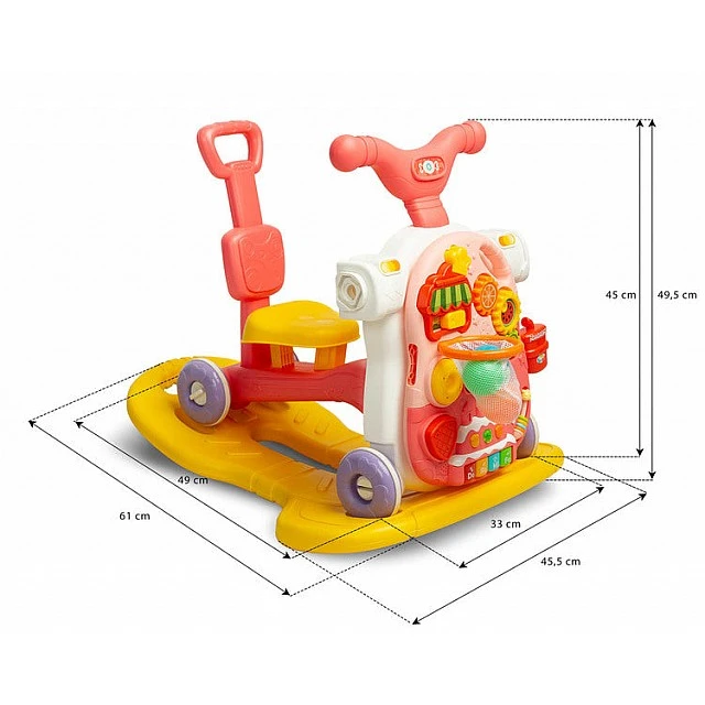 Мултифункционална Проходилка 5В1 Turquise Caretero Toyz