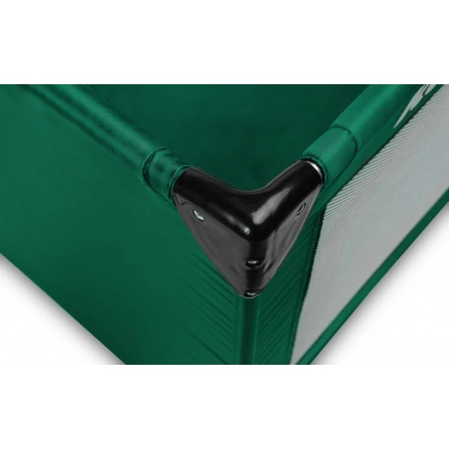 Folding travel cot Key Dark Green Caretero